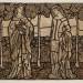 Guinevere and Iseult: Cartoon for Stained Glass